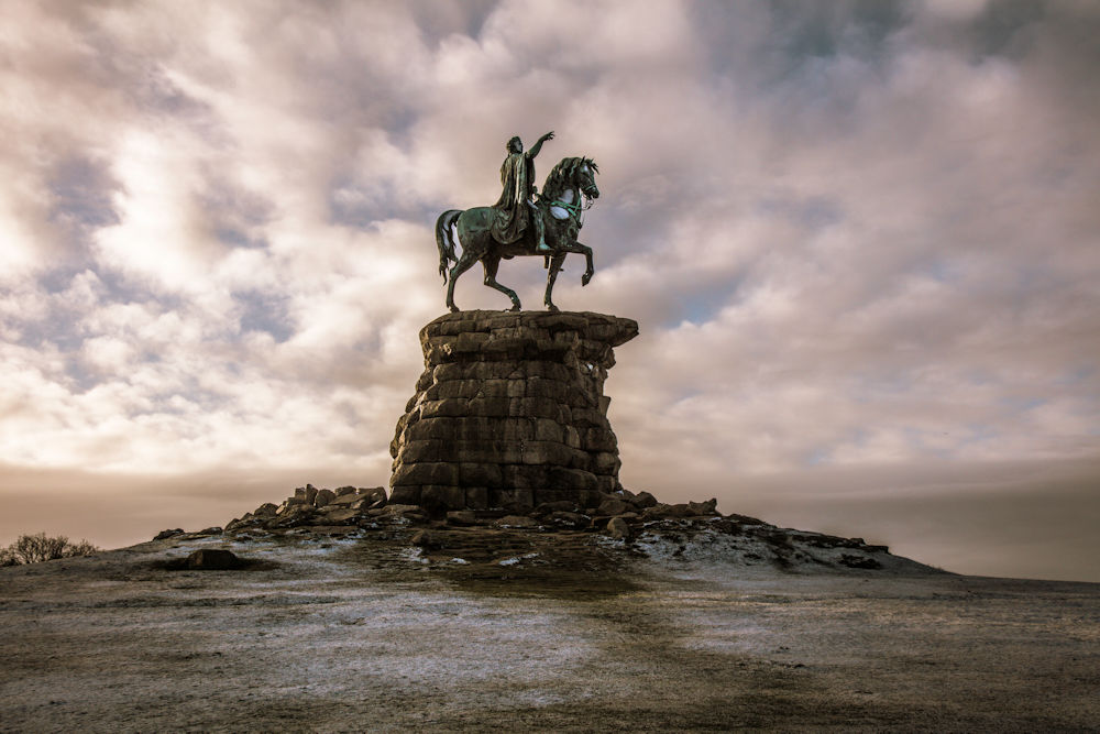 Windsor Great Park | The Copper Horse in winter